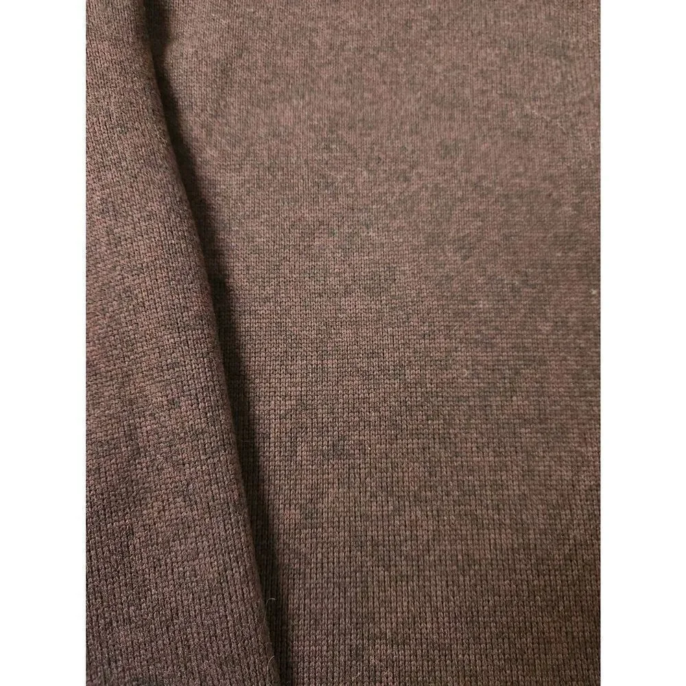 THE NORTH FACE Men's LARGE GORDON LYONS QUARTER ZIP PULLOVER ROOT BROWN (Burgund